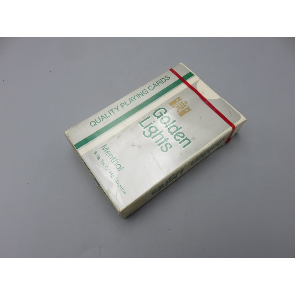Vintage Golden Lights Menthol Playing Cards Sealed Lorillard USPC Tobacco Promo